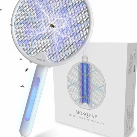 MosqZap Electric Bug Zapping Racket - Picture 2 of 2